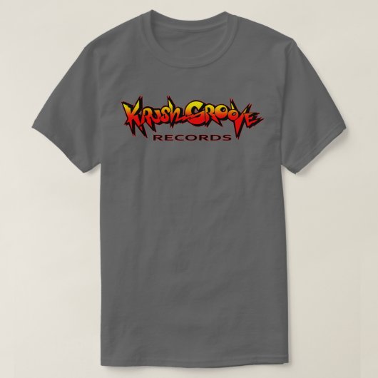 Krush Groove Platten T-Shirt (Design vorne)