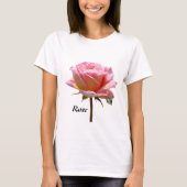Kruste. Text & Foto Rosa Vorlage T - Shirt (Vorderseite)