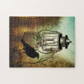 Krustenleuchten und Holz - Stillleben Puzzle (Horizontal)