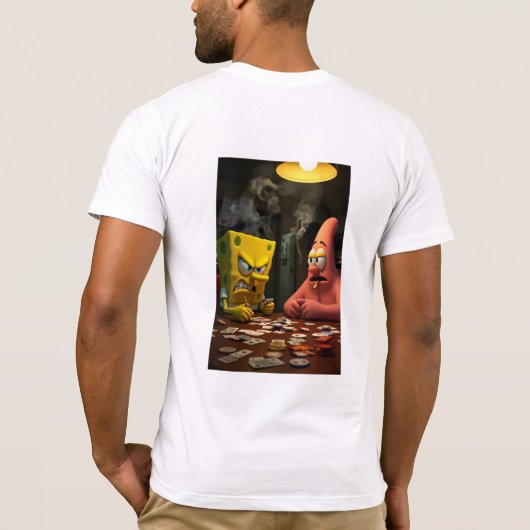 Krusty Krab Card Game T-Shirt (Rückseite)