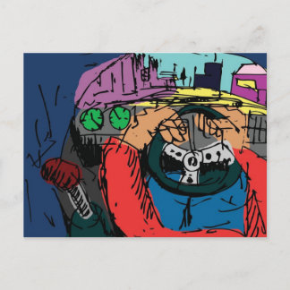 Kruz-Kontrolle Postkarte