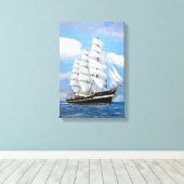 Kruzenshtern Leinwanddruck (Insitu (Holzboden))