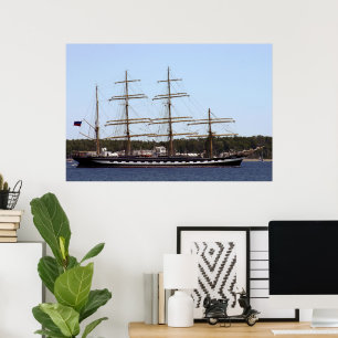Kruzenshtern Tall Ship Poster