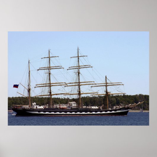 Kruzenshtern Tall Ship Poster (Vorne)
