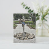 Kruzifix-Gedenkstätte St. Augustine Florida Postkarte (Stehend Vorderseite)