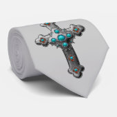 Kruzifix Krawatte (Gerollt)