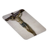 Kruzifix (mehrfarbiges Holz) Magnet (Rechte Seite)
