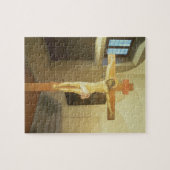 Kruzifix (Tempera auf Holz) Puzzle (Horizontal)