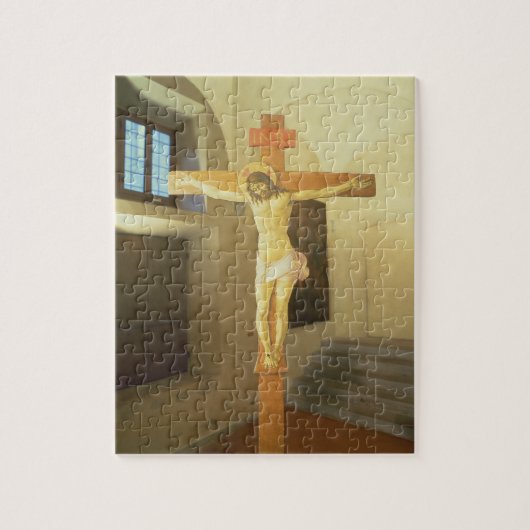 Kruzifix (Tempera auf Holz) Puzzle (Vertikal)