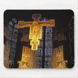 Kruzifix über dem Hochaltar in der Santa Mousepad
