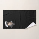 Kruzifix und Gebet-Hände Badhandtuch Set (Handtuch)