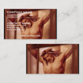 Kruzifix-Visitenkarte Visitenkarte (Vorne/Hinten)