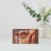 Kruzifix-Visitenkarte Visitenkarte (Stehend Vorderseite)