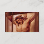 Kruzifix-Visitenkarte Visitenkarte (Rückseite)