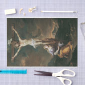 Kruzifixus Mit Maria Magdalena, Martino Altomonte Seidenpapier (Handwerk)