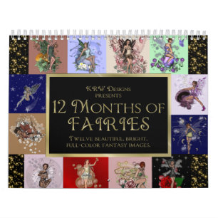 KRW 12 Monate Feen 2010 Kalender