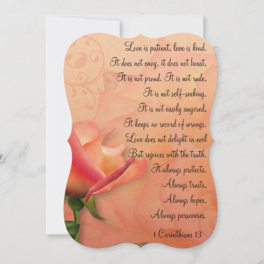 KRW 1 Korinther 13 Liebe ist Patienteneinladung Einladung (Vorderseite)