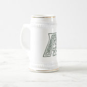 KRW - A - Keltisches Monogramm Stein Bierglas (Vorderseite Links)