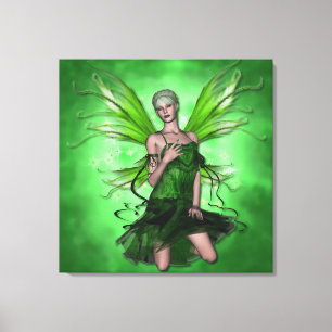 KRW Absinthe Green Faiasy Art Leinwand