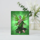 KRW Absinthe The Green Fairy Postkarte (Stehend Vorderseite)