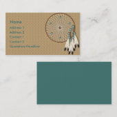 KRW-amerikanischer Ureinwohner Dreamcatcher Visitenkarte (Vorne/Hinten)