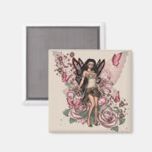 KRW Antike Rose Fee Magnet (Vorderseite/Rückseite)