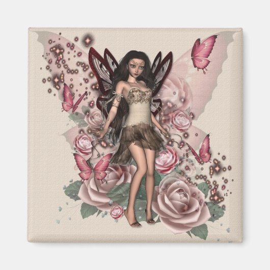 KRW Antike Rose Fee Magnet (Vorne)
