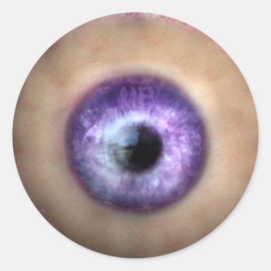 KRW Auge des MonsterHalloween Runder Aufkleber (Vorderseite)