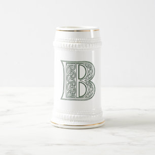 KRW - B - Keltisches Monogramm Stein Bierglas