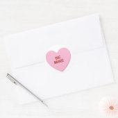 KRW Be Mine Valentine Candy Heart Sticker (Umschlag)