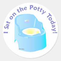 KRW Blue I saß auf dem Potty Training Rewards