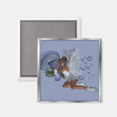 KRW Blue Lace Fee 2 Magnet (Vorderseite/Rückseite)