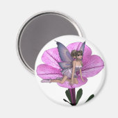 KRW Blume Fee 1 Magnet (Vorderseite/Rückseite)