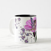 KRW-Blumen-Fee 1 Zweifarbige Tasse (Vorderseite Links)