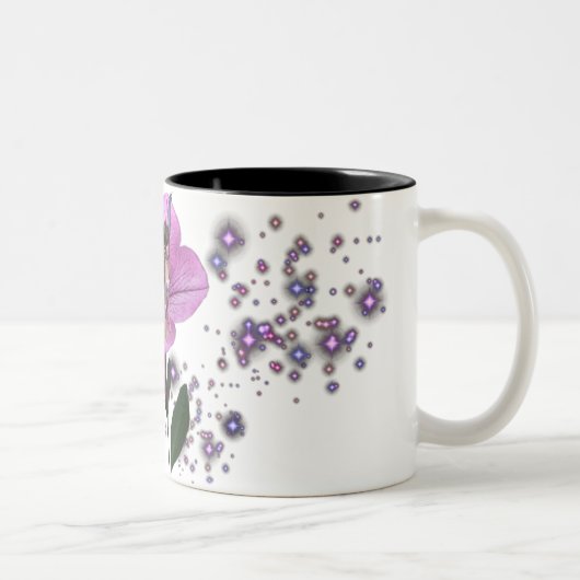 KRW-Blumen-Fee 1 Zweifarbige Tasse (Rechts)