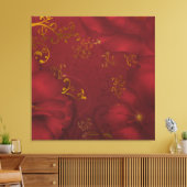 KRW Bordeaux Fantasy Fantastische Kunst Triple Lei Leinwanddruck (Insitu (Wohnzimmer))