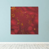 KRW Bordeaux Fantasy Fantastische Kunst Triple Lei Leinwanddruck (Insitu (Holzboden))