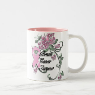 KRW-Brustkrebs-Überlebender Zweifarbige Tasse