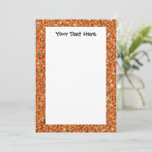 KRW Candy Corn 12x18 Custom Einladung (Stehend Vorderseite)