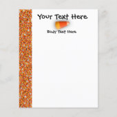 KRW Candy Corn Small Flyer Template (Vorne)