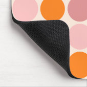 KRW coole rosa und orange Stellen Mousepad (Ecke)