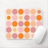KRW coole rosa und orange Stellen Mousepad (Mit Mouse)