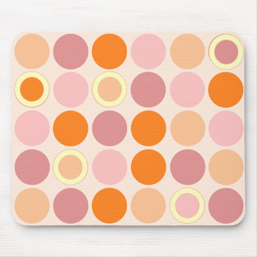 KRW coole rosa und orange Stellen Mousepad (Vorne)