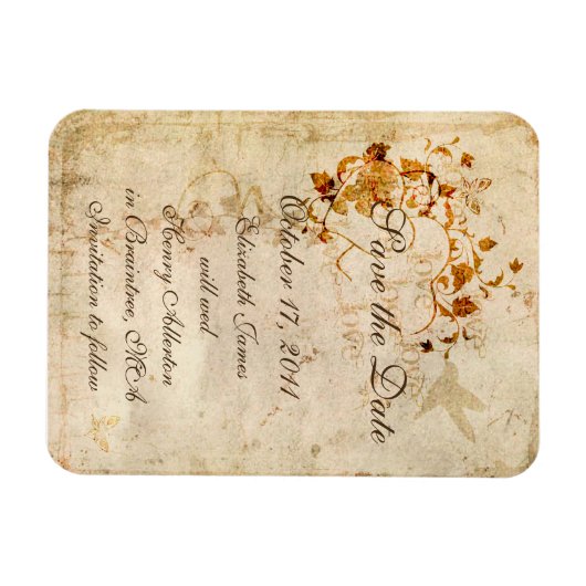 KRW Corinthians Liebe ist: Speichern Sie das Datum Magnet (Horizontal)