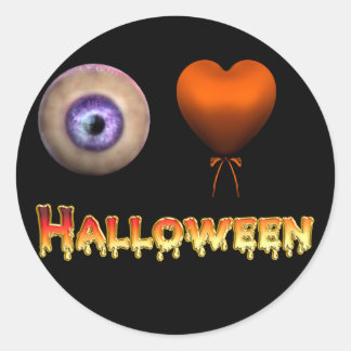 KRW Creepy I Liebe Halloween Sticker