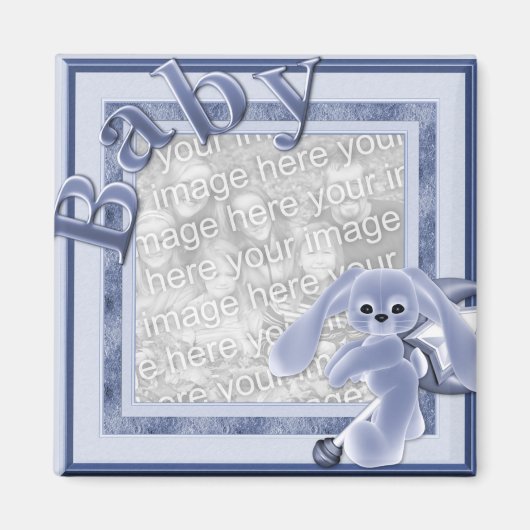 KRW Custom Baby Boy Foto Magnet (Vorne)