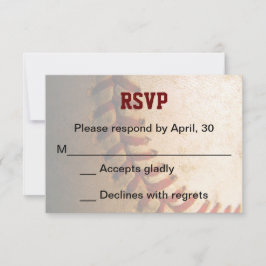 KRW Custom Baseball Bar Mitzvah RSVP Card Karte
