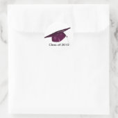 KRW Custom Graduation Cap Runder Aufkleber (Tasche)