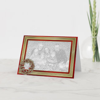 KRW Custom Holiday Foto Frame Card Feiertagskarte
