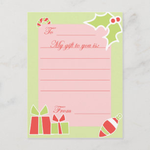 KRW Custom Holiday Geschenkkarte Feiertagspostkarte